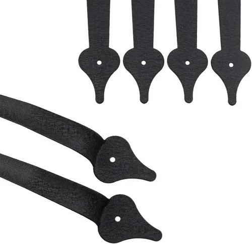 Miniatura 8 de WINSOON - Herramientas decorativas de metal para puerta de garaje, con tornillos, estilo casa de transporte, bisagras ciegas, manijas, puerta