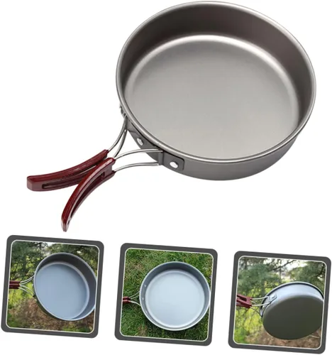 Miniatura 6 de Gatuida Sartén de aluminio antiadherente, 150, camping, multiusos