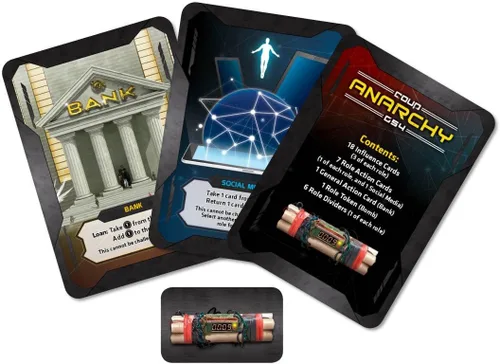 Miniatura 4 de Coup: Rebelión G54 - Expansión de Juego de Cartas de Anarquía – Añade Nuevos Roles y Acciones – 3-6 Jugadores Edades 14+ – Juego de Estrategia