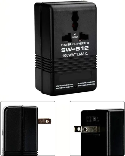 Miniatura 6 de Convertidor de voltaje de amplio rango Transformador de voltaje 110V/120V Convertidor de corriente de doble canal Paso hacia arriba o bajar a