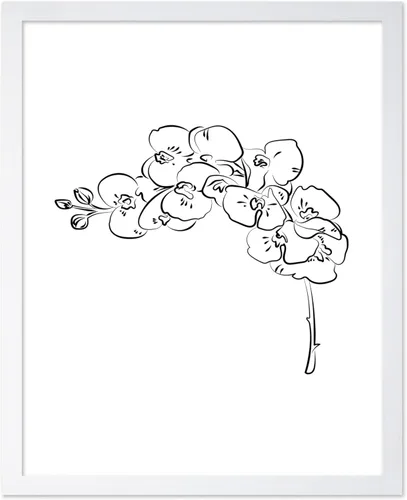Miniatura 75 de Poster Master Póster de peonías – Estampado de flores retro – Ilustración floral – Ilustración en blanco y negro – Diseño de línea y abstracto