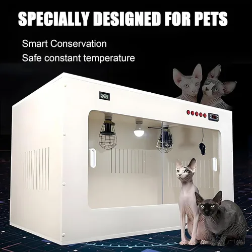 Miniatura 4 de Cat Incubator for Puppies, Pet Incubator Box, Pet Brooder Nursery with Heating, Cat Whelping Box Pet Incubator Box for Dog, Constant Temperature