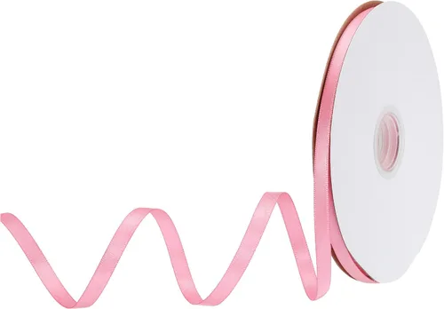 Miniatura 290 de MECCANIXITY Cinta de satén de 3/8 pulgadas de 50 yardas, de grogrén, de seda sólida, fina para ramo de boda, para regalo del día de San Valentín