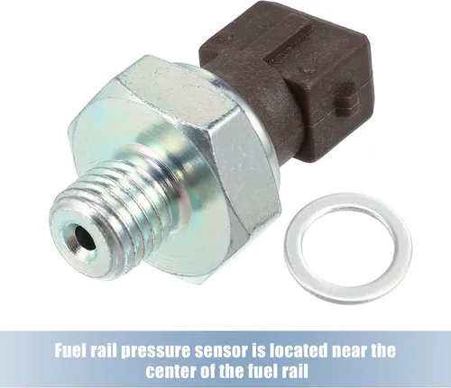 Miniatura 5 de X AUTOHAUX Reemplazo del sensor de presión del carril de combustible para BMW 328i 335i 535i 640i X3 X5 12618611273 12611710509
