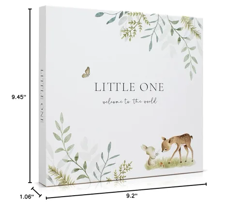 Miniatura 10 de Libro de recuerdos para bebés para niños y niñas – Álbum de fotos atemporal para bebés de los primeros 5 años – Diario álbum de recortes de género