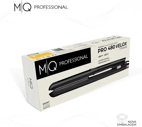 Miniatura 9 de MQ Professional Plancha de pelo Pro 480 Velox Titanium Flat Iron – Experiencia brasileña – Calentamiento rápido, diseño ergonómico – Ideal para uso