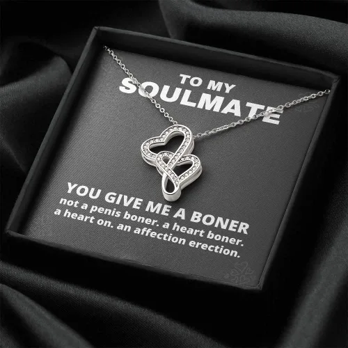Miniatura 3 de You Give Me A Boner Forever Love Collar divertido regalo de broma para mi alma gemela regalos divertidos de Navidad regalo de mordaza para ella