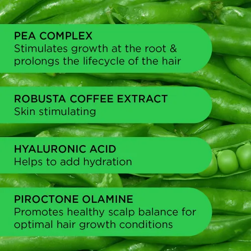 Miniatura 8 de Noughty 97% Natural Get Set Grow Hair Thickening Conditioner, Green Robusta Coffee Granos y Piroctone Olamine para optimizar la salud del cuero