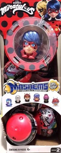 Miniatura 2 de Mash'Ems Miraculous - Serie 2 - Los estilos pueden variar el juego de 2 bolas ciegas