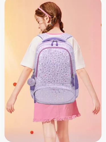 Miniatura 44 de Juego de mochila para niñas y adolescentes, mochila escolar para niños con bolsa para el almuerzo, estuche para lápices, mochilas escolares