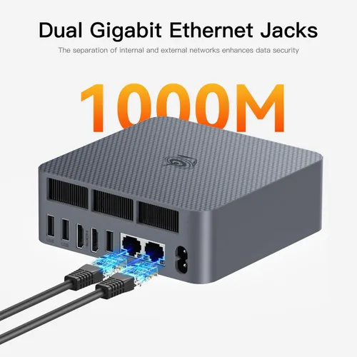 Miniatura 4 de Beelink EQR5 - Mini PC W11 Pro, AMD Ryzen 5 5625U (6C/12T hasta 4.3 GHz), 16 GB DDR4, 500 GB SSD NVMe, Wi-Fi 6, BT5.2, LAN dual, Radeon 7 núcleos