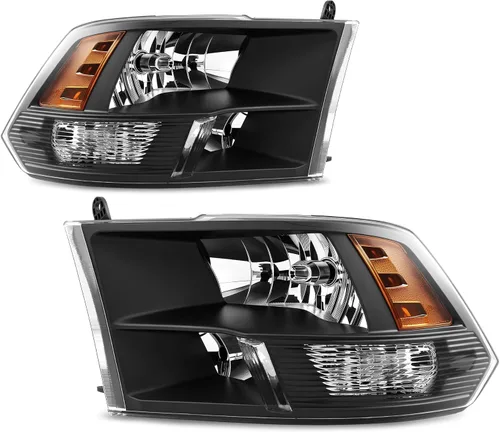 Miniatura 13 de AUTOSAVER88: Montaje de faros delanteros compatible con Dodge Ram 1500 2009-2018/Dodge Ram 2500 3500 2010-2018/Ram 1500 Classic 2019-2022