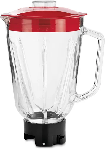 Miniatura 4 de Ufesa BS4717 RUBY RED 500W 1.5L Blender with Airtight Lid, 2 Speeds + Pulse, 4 Stainless Steel Blades, Ruby Red
