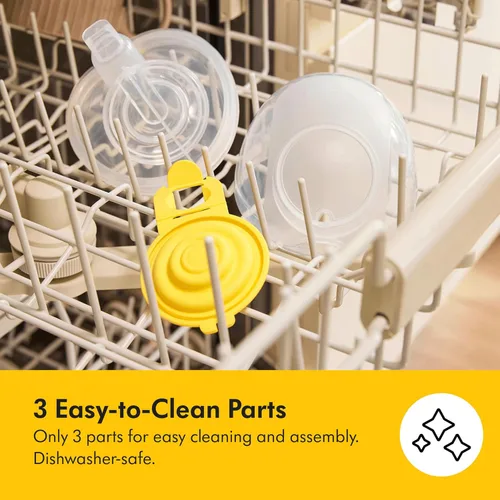 Miniatura 7 de Vasos de colección manos libres Medela, compatibles con los extractores de leche Freestyle Flex, Pump in Style con MaxFlow y Swing Maxi eléctricos