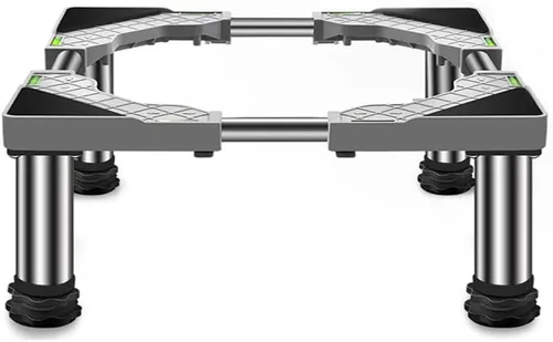 Miniatura 8 de Soporte para refrigerador con 4 pies fuertes para secadora, altura del soporte para refrigerador 3.9/5.9/7.8 pulgadas, ajustable, 1.1 pulgadas