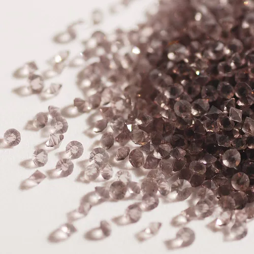 Miniatura 15 de 5000 cuentas de diamantes de imitación de cristal de diamante ultra mini de 0.044 pulgadas con parte trasera plana, cristales iridiscentes, brillo