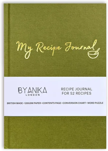Miniatura 8 de Libro de recetas en blanco para escribir en tus propias recetas, diario de recetas personales de tapa dura, cuaderno de recetas My Family Cookbook
