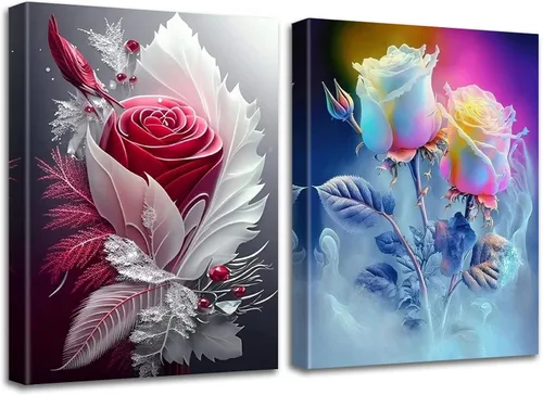 Miniatura 20 de Kits de pintura de diamante JATOK para adultos y niños, girasoles 5D DIY arte de diamante 5D taladro completo de gemas, imágenes de arte