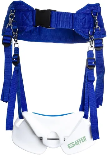 Miniatura 8 de GAFFER SPORTFISHING Cinturón de pesca de cuerpo ancho - cardanes ABS con pasador de bloqueo de acero inoxidable, acolchado de espuma EVA Negro - 28