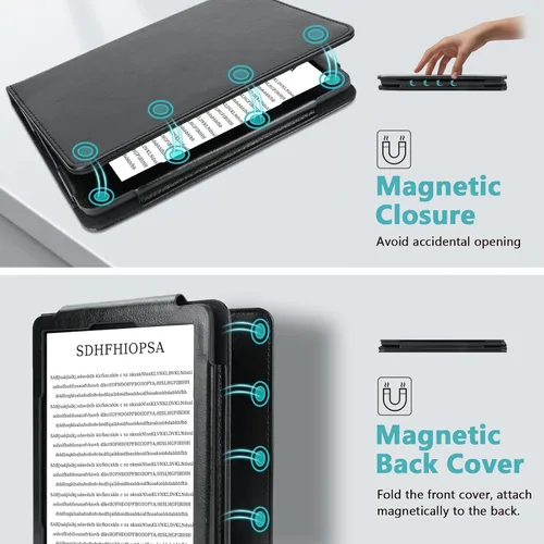 Miniatura 6 de COO Funda para Kindle Paperwhite de 6.8" (11ª generación - 2021) y Signature Edition, piel sintética de alta calidad para Kindle Paperwhite de 6.8