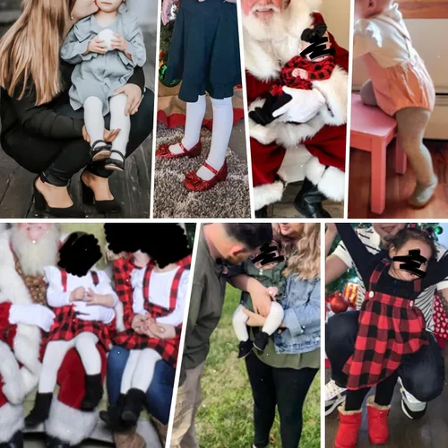 Miniatura 7 de American Trends Medias de bebé con agarre antideslizante, calcetines para recién nacidos, leggings ultra suaves