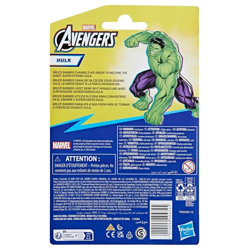 Miniatura 5 de Figura de acción de Hulk Deluxe de la serie Marvel Epic Hero, escala de 4 pulgadas, juguetes de superhéroes de los Vengadores, regalos para llenar
