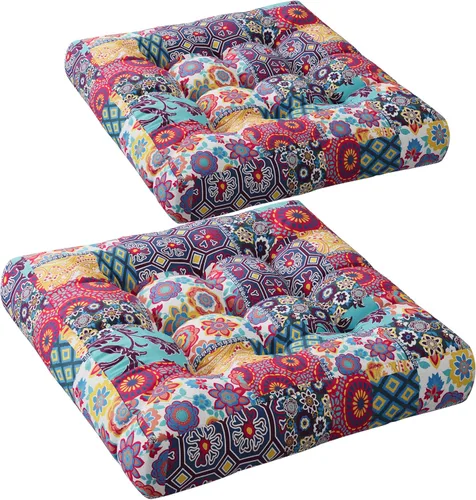 Miniatura 19 de Codi Almohada de Piso para Meditación, Almohadas Boho para Sentarse para Adultos y Niños, Cojín Grande para Yoga Sala de Estar Tatami para Sentarse