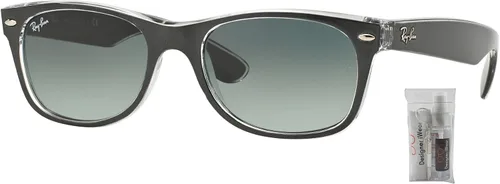 Miniatura 2 de Ray-Ban RB2132 NEW WAYFARER - Gafas de sol para hombres y mujeres paquete con kit de cuidado de gafas de cortesía de diseñador iWear