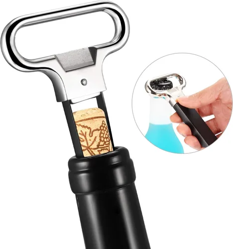 Miniatura 2 de Ah-So Abridor de Vino Sacacorchos Abridor de Botellas de Vino Extractor de Corcho de Dos Puntas