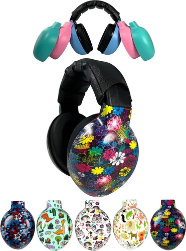 Miniatura 9 de ZIPZ Baby & Toddler Earmuffs - ANSI-Certified Noise Protection, Audiologist-Recommended, Interchangeable Shells (0-4 Yrs)