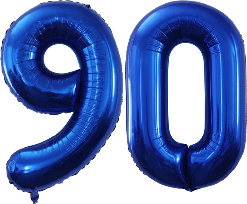 Miniatura 352 de Goer, conjunto de globos de papel aluminio para decoraciones de cumpleaños, globos de las letras de feliz cumpleaños y de números Oro