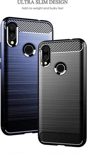 Miniatura 7 de Asuwish Funda de teléfono para Xiaomi Redmi 7/Y3 con protector de pantalla de vidrio templado y accesorios de celda de silicona suave de goma