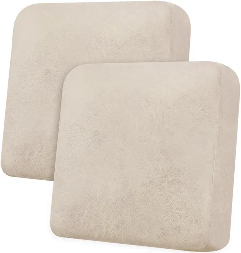 Miniatura 15 de Funda de cojín para sofá con aspecto de cuero, 1 unidad, elástica, para sala de estar, funda de cojín individual para sofá, protector de asiento