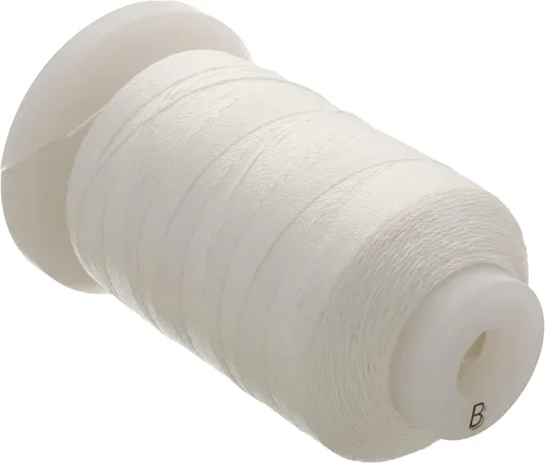 Miniatura 61 de The Beadsmith Cordón de seda pura – Castaño, tamaño E (0.325 mm/0.0128"), 200 yardas (600 pies), carrete de 1/2 onza
