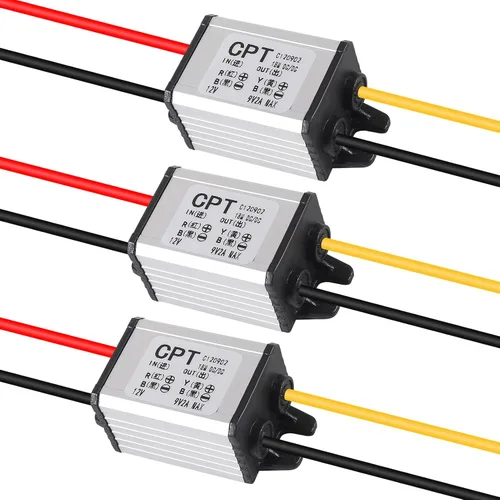Convertidor Buck de 12 V a 9 V 2 A, convertidor de potencia para automóvil, regulador de voltaje reductor de corriente CC, módulo de fuente de
