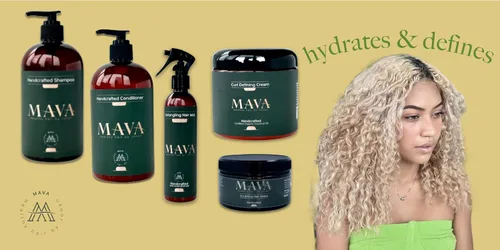 Miniatura 3 de Mava Champú artesanal antiencrespamiento con queratina y extracto de bambú, suavizado superior, 16 oz.