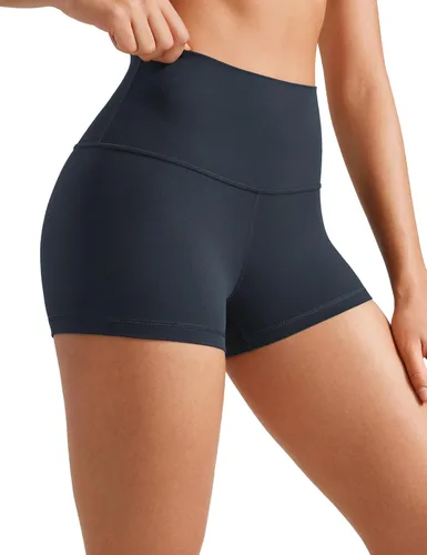 Miniatura 49 de CRZ YOGA Butterluxe - Pantalones cortos de ciclismo de cintura alta para mujer, 2.5 pulgadas, yoga, entrenamiento, elastano, correr, voleibol