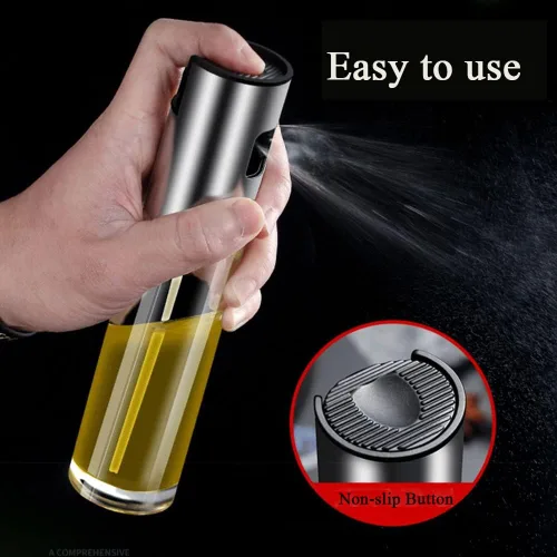 Miniatura 2 de Pulverizador de aceite para cocinar, rociador de aceite de oliva, para freidora de aire, aceite de vinagre vegetal, mini artilugios de cocina