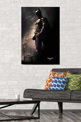Miniatura 2 de Trends International DC Comics Movie - Póster de pared de Batman en las sombras, 22.375 x 34 pulgadas, versión premium sin marco