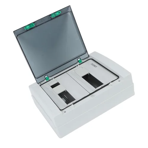 Miniatura 9 de Caja de distribución de 24 vías Caja de distribución de carril DIN recinto eléctrico para interior y exterior eléctrico