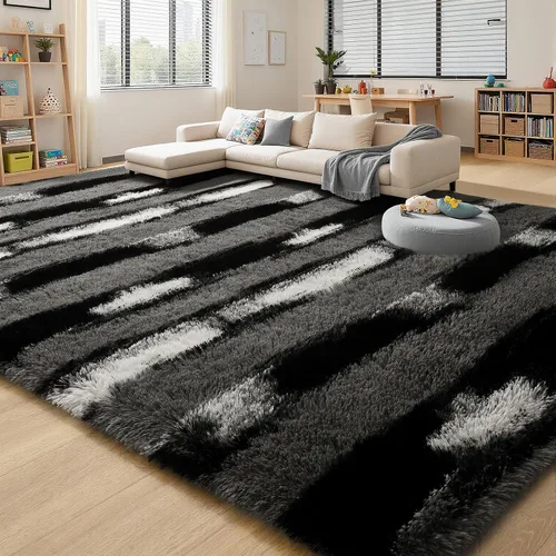 Miniatura 33 de Alfombras de Pasillo Suaves de Color Azul Marino para Dormitorio, Alfombra de Cabecera de 2x6 pies, Alfombras Esponjosas de Felpa, Alfombra de Área