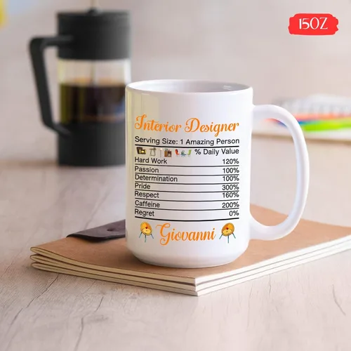 Miniatura 5 de Taza de café personalizada para diseño de interiores, diseño de interiores, taza de diseño de interiores, taza de diseño de interiores, regalo