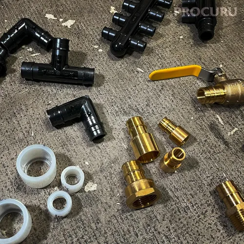 Miniatura 6 de PROCURU Paquete de 10 accesorios de fontanería PEX-A F1960 de expansión de 90 codos de 1/2 pulgada