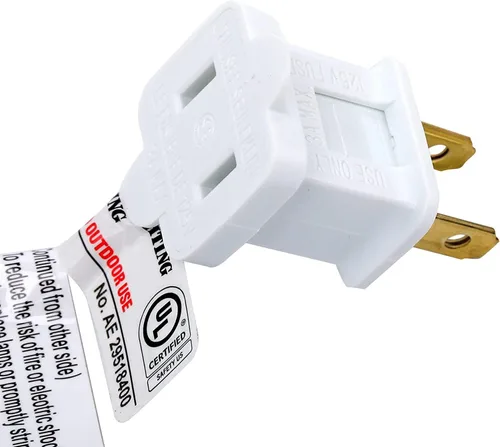 Miniatura 4 de Mini cadena de luces LED de 50 pies, 100 luces LED de color blanco frío con certificación UL de 0.197 in de gran angular para exteriores, luces