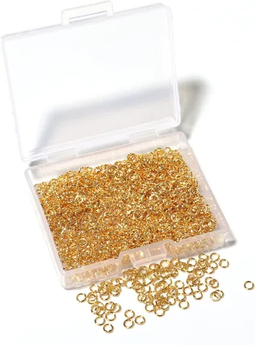 Miniatura 19 de 1600 piezas de anillos abiertos de plata para hacer joyas, juego de anillos de plata bañada en plata para joyería