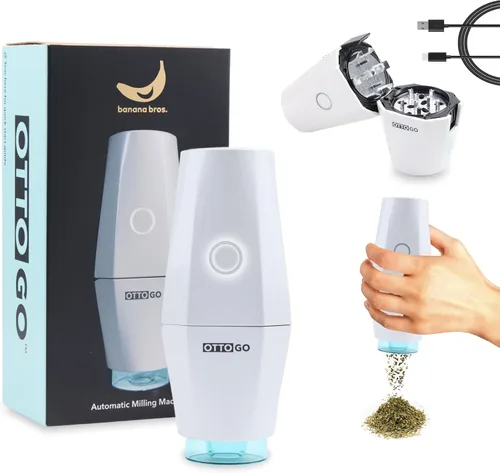 Miniatura 11 de Banana Bros OTTO Molinillo eléctrico inteligente para especias - Molinillo automático de hierbas con tecnología inteligente - Recargable por USB