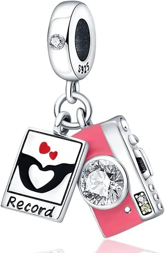 Miniatura 111 de KUNSIR Los abalorios se adaptan a pulseras Pandora para mujer, plata de ley 925, cuentas colgantes de joyería para niñas, dijes de feliz cumpleaños