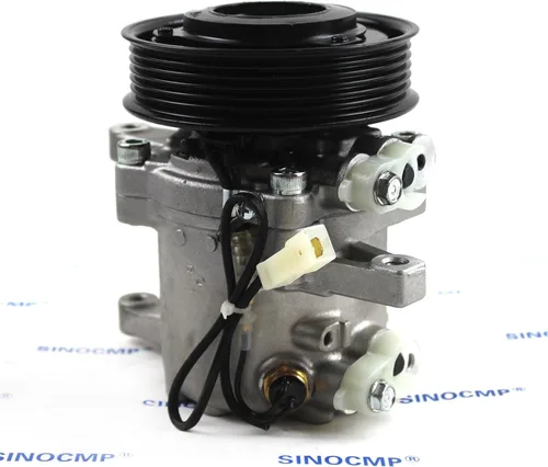 Miniatura 6 de Compresor de A/C 3P999-00620 SVO7E 6PK 12V, compresor de CA para tractor Kubota M135GX M126GXDTC M7, reemplazo 3P99900620 para M4N M6 M7 Series