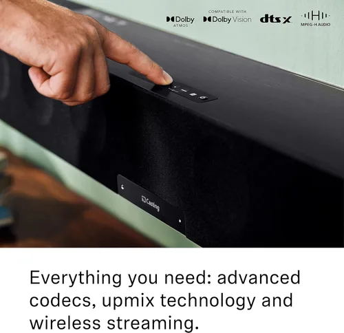Miniatura 4 de SENNHEISER AMBEO Soundbar Max - Barra de sonido para TV con 13 altavoces - Experiencia de sonido 5.1.4 con Dolby Atmos y DTS:X, audio de cine