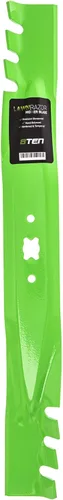 8TEN LawnRAZOR Cuchilla de cortacésped para MTD Cub Cadet Troy Bilt CC999ES CC99M SC500E 942-0741A 942-0741 742-0741 (triturado)